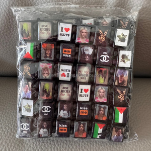 Đàn hồi gỗ Vòng đeo tay Acrylic kinh Mân Côi <span class=keywords><strong>Bangle</strong></span> với khách hàng của hình ảnh & Epoxy trên gỗ biểu tượng Vòng đeo tay khắc logo chấp nhận được - Product Image 2