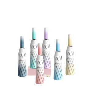 高品质3折强力12肋开格设计旅行伞现代风格批发准备发货 - Product Image 1