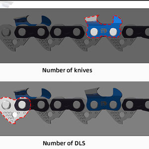 . 404 .063 Entraînement 104 DL 96 80 64 <span class=keywords><strong>DLS</strong></span> Scie à chaîne à gaz Outils de jardin Accessoires pour 70 78 070 Chaînes de coupe pour bois 18 20 - Product Image 3