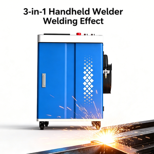 เครื่องเชื่อมไฟเบอร์เลเซอร์แบบมือถือ 2000W 3-in-1 สำหรับงานอุตสาหกรรม ความปลอดภัยสูง ใช้งานง่าย สำหรับโลหะ - Product Image 1