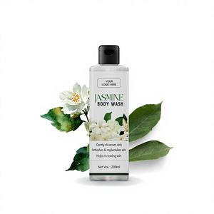 Gel douche hydratant et nourrissant éclaircissant au jasmin, marque privée, nettoyage en profondeur, rafraîchissant - Product Image 1