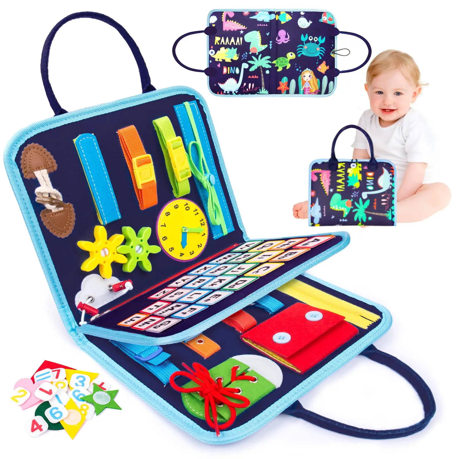 View larger image Add to Compare Share Greenmart children's busy board felt learning board dressing board puzzle toy Kinderg