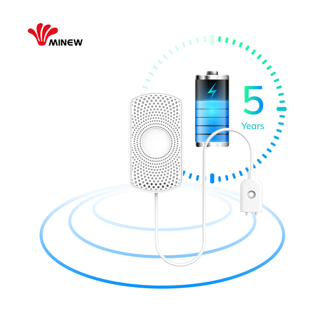 Bluetooth Wireless Underground Water Leak Detector Water Pipe Inductive Ip67 Waterproof Smart Water Leak Sensor