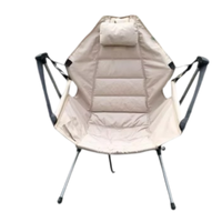 Chaise hamac pliante légère pour le camping, 3,9 kg, Oxford 600D, aluminium 7075, chaise à bascule portable pour la randonnée et les voyages en plein air