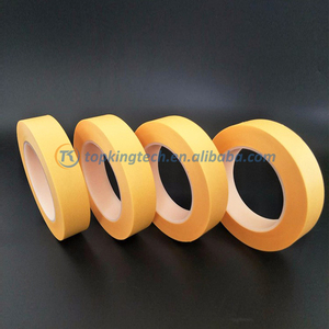 Cinta Adhesiva <span class=keywords><strong>de</strong></span> Papel Crepé <span class=keywords><strong>de</strong></span> Color para Pintar Automóviles, Resistente a Altas Temperaturas, Precio Económico - Product Image 4