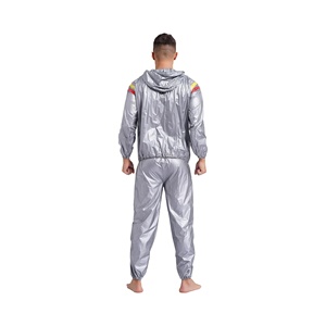 Combinaison de sudation en PVC pour la perte de poids, gilet de sudation unisexe avec fermeture éclair pour le fitness et l'exercice, vente en gros - Product Image 2
