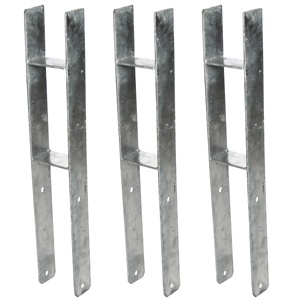 Clôture en acier galvanisé à chaud, support de <span class=keywords><strong>poteau</strong></span> en forme de H, ancre de 600mm - Product Image 2