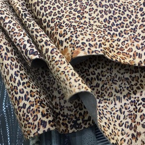 Pelle di cuoio con stampa leopardata di capelli di mucca in vera pelle di vacchetta con motivo animale <span class=keywords><strong>per</strong></span> indumenti da stivale - Product Image 5