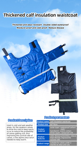 Polyester Dicke Warme Wasserdichte Einfarbige Kälberdecke für Kälber und Rinder Frühling Sommer Winter Landwirtschaftliche Nutzung <span class=keywords><strong>SOZO</strong></span> Marke - Product Image 3