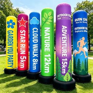 Pilar Inflable LED Portátil con Base Estable, Impresión Personalizada, Resistente al Agua, a Bajo Precio, para Ferias Comerciales - Product Image 1
