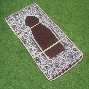 Tapis de prière musulman de voyage islamique de mode de <span class=keywords><strong>prix</strong></span> usine tapis de prière pliable avec dossier - Product Image 4