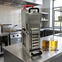 Machine de filtration d'huile de friture en acier inoxydable pour aliments frits – Offre Spéciale