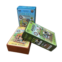 Boîte d'emballage en carton blanc personnalisée avec impression couleur, laminée mate, utilisée pour les boîtes cadeaux de bonbons et de biscuits, boîtes en papier