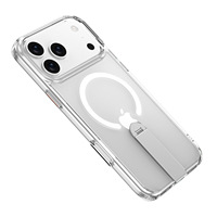 Casing HP Plastik Lembut Motif Hewan untuk iPhone 18 17 Pro Max untuk 16/15, Dilengkapi Penyangga Tersembunyi dan Mendukung Pengisian Daya Nirkabel Magnetik