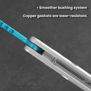 Cuchillo mariposa de práctica, espada de aluminio, cuchillo plegable de aluminio, cuchillo mariposa de entrenamiento sin filo, seguro y decorativo. - Product Image 5