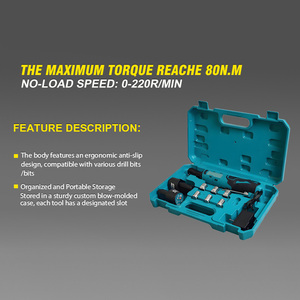 12V Cordless Electric Ratchet Wrench Set, Rechargeable Heavy Duty Industrial Power Ratchet Kit - Product Image 4