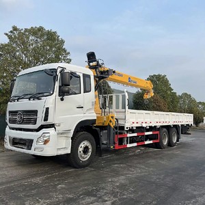 รถบรรทุกติดเครนจีน Dongfeng 6*4 บรรทุกได้ 12 ตัน พร้อมเครนแขนตรง 5 ท่อน - Product Image 2
