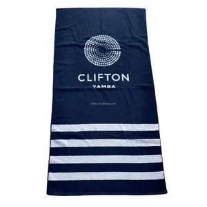 High Quality 100% Cotton Bath Towel Jacquard Woven Cotton Beach Towel Custom Design Personalized Logo