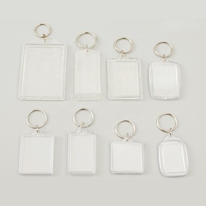 Khung ảnh rõ ràng trống Acrylic Keychain nhựa trong suốt tag treo ảnh Acrylic Keychain trống - Product Image 1