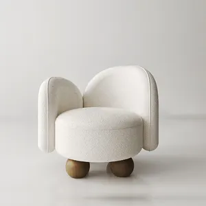 Creative designer Nordic single chair hotel modeling cashmere sofa chair simple living room chairs furniture sofa