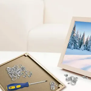 170 cái ốc vít móc khung ảnh treo tường 30mm ốc vít thép không gỉ kết hợp hình ảnh móc treo dây uốn vòng tay áo - Product Image 6