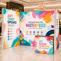 Affichage publicitaire SEG lumineux à fort impact, logo personnalisé vertical, boîte à lumière rétroéclairée durable et reconfigurable pour l'art mural