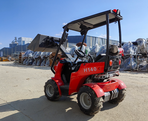 Mini chargeuse sur <span class=keywords><strong>pneus</strong></span> HAIJU H140 Capacité de levage 350 kg Moteur à essence 2 cylindres LONCIN - Product Image 6