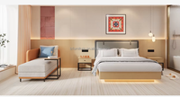 Lits simples, doubles, queen et king size modernes et luxueux sur mesure pour hôtels et appartements – Ensembles de chambres écologiques et empilables avec design en panneaux de bois