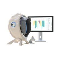 Analizador Facial de Piel con IA, Detección Automática de Pigmentación, Tecnología de Imagen de 10 Espectros, 21.5 Pulgadas, Oficial JLM M8 US