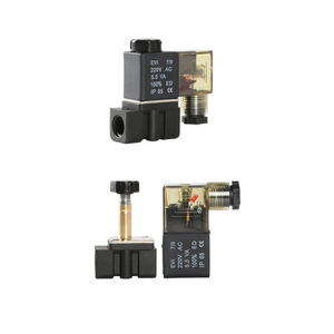 Válvula Solenoide Eléctrica 2P025-06/2P025-08, 2 Posiciones, 2 Normalmente Cerradas, para Control de Agua, Gas, Aceite y Fluidos, Compatible con OEM - Product Image 1