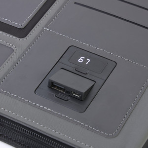 Bộ sạc không dây của công ty và túi lưu trữ ngân hàng điện 13 inch có khóa kéo PU da thư mục danh mục đầu tư kinh doanh Pad Folio - Product Image 5