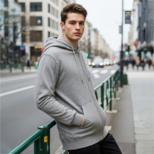 Sweat Homme Cardigan Zippé - Molleton Doux, Capuche, Confort Quotidien Hiver