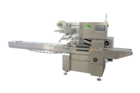 Machine d'emballage horizontale RHZB600 en acier inoxydable pour pain, toasts, muffins, pâtisseries et snacks