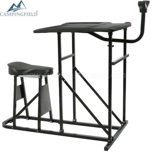 Portable Padded Shooting Table Bench Seat