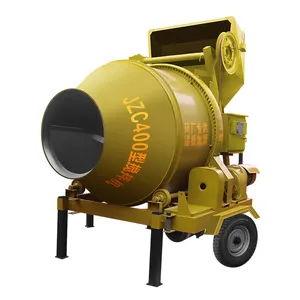 Mélangeur à tambour JZC350 pour chantier de construction petite bétonnière à alimentation automatique mélangeur de mortier de ciment