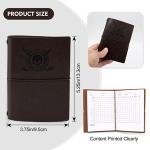 Porta Tarjetas de Puntuación de Golf con Diseño OEM, Logotipo Personalizado, Cubierta para Libreta de Yardas de Golf, Porta Tarjetas de Puntuación - Product Image 3
