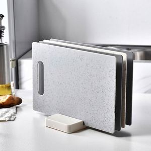 Hot Selling Product 4 Pcs Classification Cutting Board with Cutting Board Organizer Double Sided Cutting Board - Product Image 5