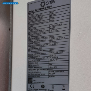 Miglior Prezzo <span class=keywords><strong>Inverter</strong></span> Solare Ibrido <span class=keywords><strong>Solis</strong></span> 6kw, Modello <span class=keywords><strong>Solis</strong></span> S6-EH1P6K-L-PLUS, <span class=keywords><strong>Inverter</strong></span> Monofase per Energia Solare 6kw - Product Image 4