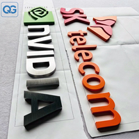 Letreros Decorativos Electrónicos de Acero Inoxidable para Interiores y Exteriores con Caracteres Pintados al Horno, Anuncios Comerciales Duraderos