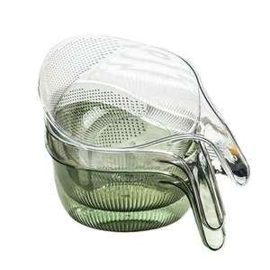 Đa chức năng Pet nhựa cống giỏ colander Trái Cây Rau thoát bát rửa colander nhà bếp thực phẩm lọc - Product Image 2