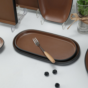 2023 tùy chỉnh thiết kế chất lượng tốt Tấm Nhà hàng melamine Sushi tấm bắt chước sứ Bộ đồ ăn - Product Image 3