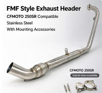 Système d'échappement complet de course modifié de qualité européenne pour moto V8, compatible JOG V8, DIO, BWS, ZX, DIO90, RR, DIO 26AA, ZX 26AA