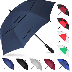 Parapluie de golf grande taille coupe-vent et imperméable, ouverture automatique, impression de logo personnalisée pour cadeaux d'affaires et publicité (vente en gros) - Product Image 4