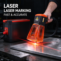 Marqueur laser à fibre portable, mini marqueur laser pour métal, acier, aluminium, plastique, équipement de gravure laser industriel