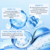 Sérum Peptidique GHK-Cu Snap8 Anti-rides Lissant Hydratant Réparateur pour le Visage, Liquide Essentiel, Marque Privée avec Logo Personnalisé