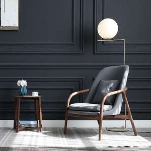 Poltrona Ergonomica Singola in Legno, Design Moderno <span class=keywords><strong>e</strong></span> Minimalista di Alta Gamma per Arredamento Casa <span class=keywords><strong>e</strong></span> Ufficio - Product Image 2