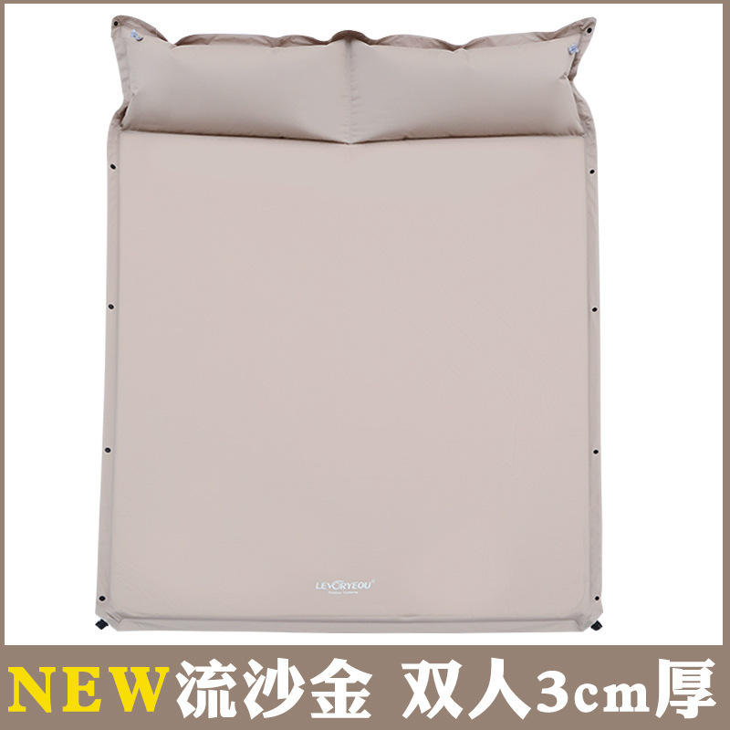 Sable plaqué or double face, épaisseur 3 cm