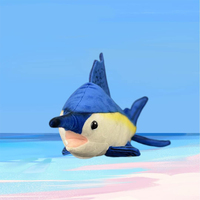 Peluches de poisson Marlin réalistes personnalisées U712 Jouet en peluche souple Poisson Marlin Jouet en peluche pour la décoration de fête
