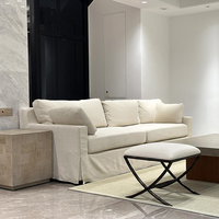 Ensemble de canapés sectionnels modernes pour la maison, l'hôtel ou les petits logements – Combinaison d'angle élégante en forme de L pour appartements vides