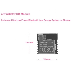 bluetooth 5.0 low energy wireless module nrf52832 2.4G module XUNTONG - Product Image 3